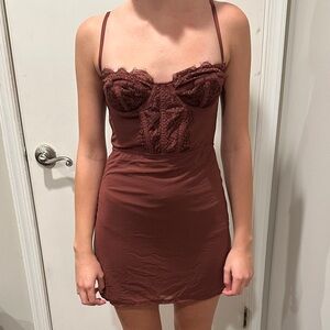 Urban Outfitters Lace Trim Dress